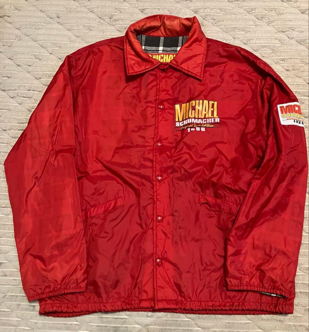 Corta-vento comemorativo do Michael Schumacher de 1996, vermelho