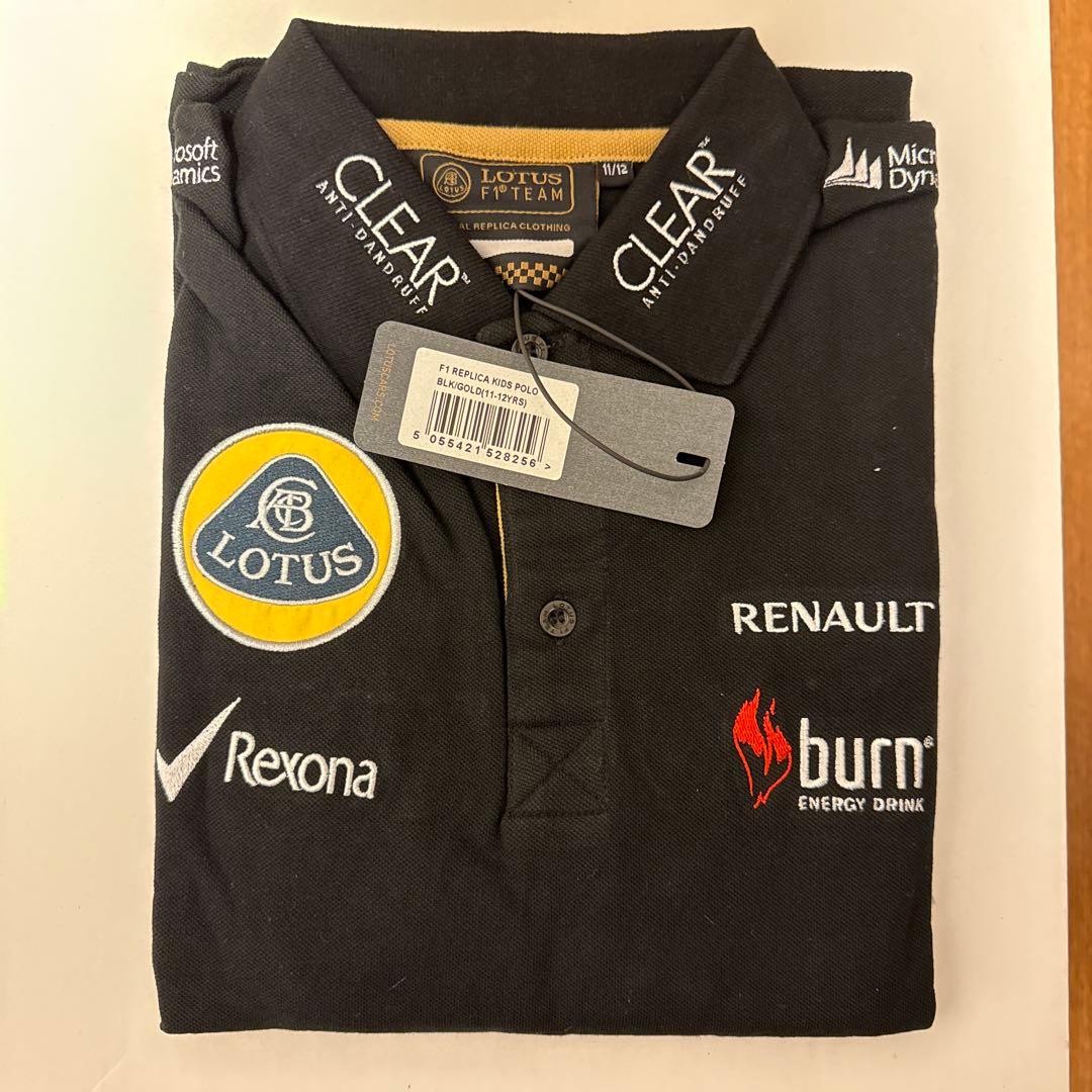Camisa polo réplica oficial da Lotus F1 de 2013