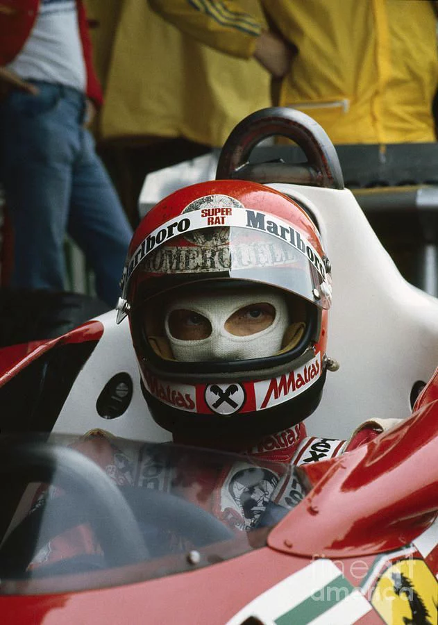 Niki Lauda no GP da Áustria de 1977